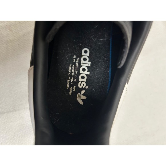Adidas Stan Smith Black Leather Gold Cloud‎ White RARE Sz 12.5  Men\'s main image 7